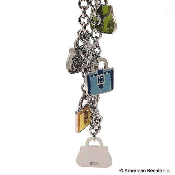 $98 Rare COACH Multi Mini Purse Handbag Bracelet Lanyard Trigger Snap Keychain - Picture 3 of 6